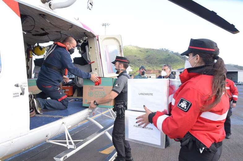 Reparto de vacunas/TA.